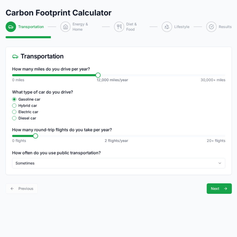Greenly Tech Dashboard Preview